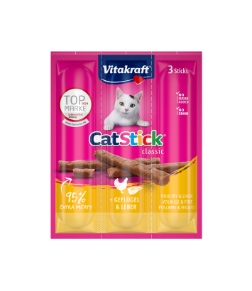 Vitakraft Cat-Stick Mini - kurczak z wątróbką