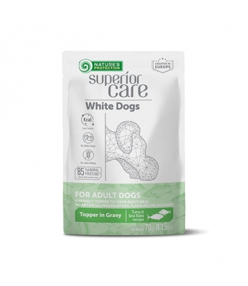 Nature's Protection Superior Care White Dogs Adult Tuna & Sea Bass  70g