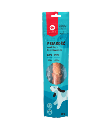 Psiakość owinięta kurczakiem 80g