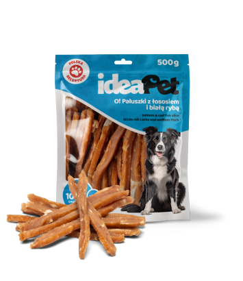 Paluszki z łososiem i biała rybą 500g