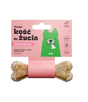 Azanki Kość do żucia Adult hipoalergiczna 12cm