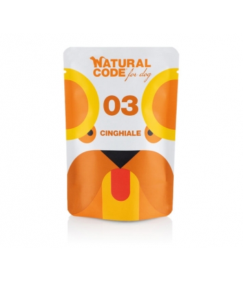 Natural Code DOG 03 Wild boar 300g