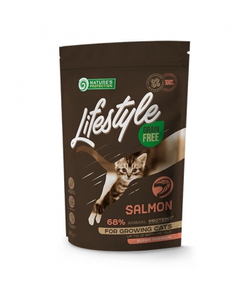 Nature's Protection Lifestyle GF Salmon Kitten 400g