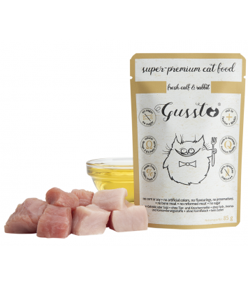 Gussto Fresh Calf & Rabbit 85g