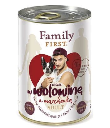 Family First Bogata w wołowinę 400g