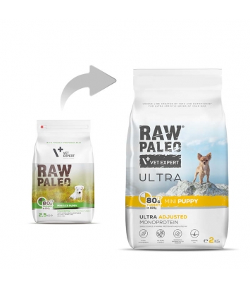 Raw Paleo Ultra Puppy Mini Turkey 2kg