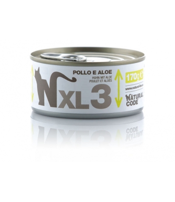 Natural Code Cat XL3 chicken and aloe 170g