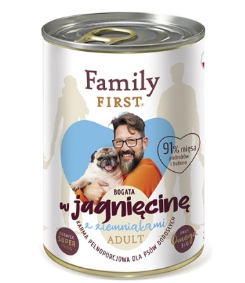 Family First Bogata w jagnięcinę 400g