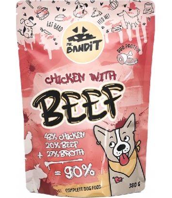 Mr Bandit Adult Dog 380g