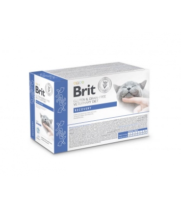 Brit Veterinary Diets Cat GF Recovery 12x85g