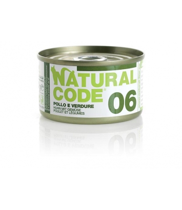 Natural Code Cat 06 Chicken and vegetables 85g