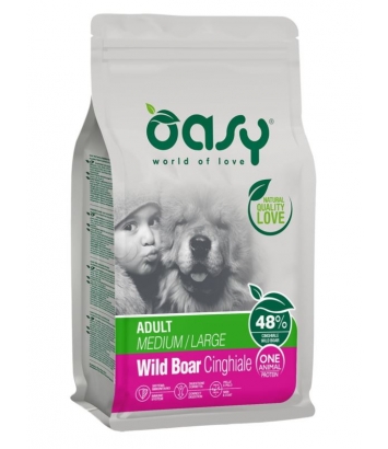 Oasy One Protein Adult M/L Wild Boar 12kg