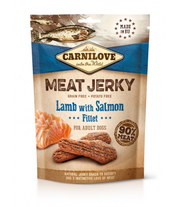 Carnilove Jerky Lamb with Salmon Fillet 100g