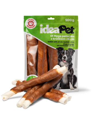 Mega pałeczka z królikiem 24cm 500g