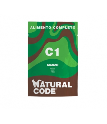 Natural Code Cat C1 Wołowina 70g