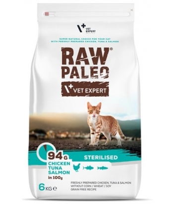 Raw Paleo Sterilised Cat 6kg