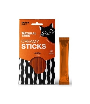 Natural Code Snack Creamy Sticks Tuna 4x14g