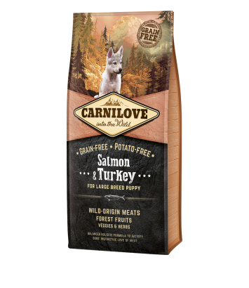 Carnilove Puppies Large Salmon & Turkey - 12kg