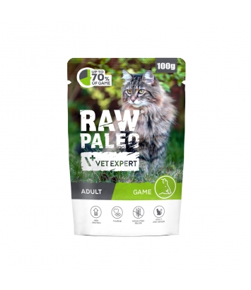 Raw Paleo Cat Adult Game 100g