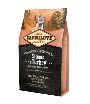 Carnilove Puppies Large Salmon & Turkey 4kg