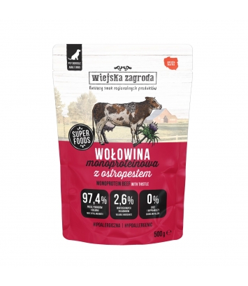 Wiejska Zagroda Monoproteinowa Wołowina 500g