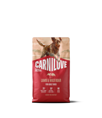 Carnilove Dog 4 kg Active Adult Lamb, Wild Boar