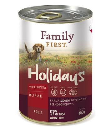 Family First Holidays Wołowina 400g