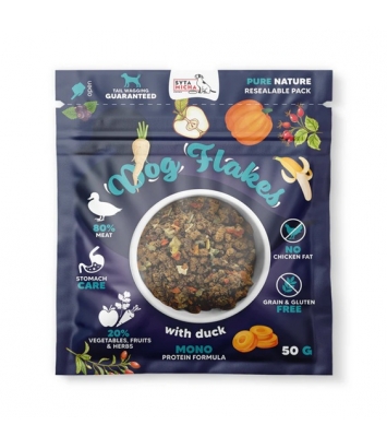 Syta Micha Dog flakes with duck 50g