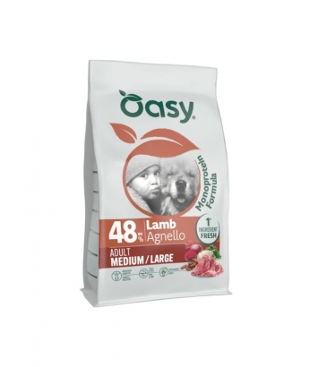 Oasy Monoprotein  Adult M/L Lamb 10kg