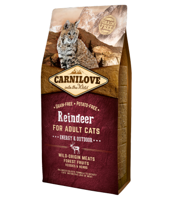 Carnilove Cat Reindeer Energy & Outdoor - 6kg