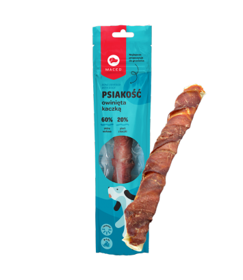 Psiakość owinięta kaczką 80g