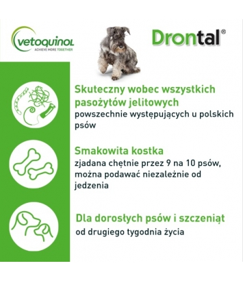 Drontal Dog Flavour 2 tabletki dla psów