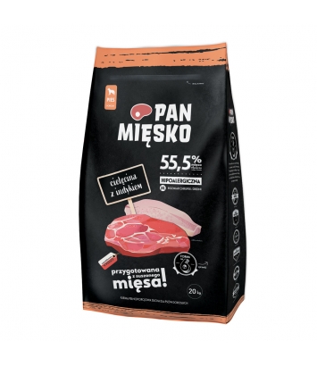 Pan Mięsko Cielęcina z indykiem M 20kg