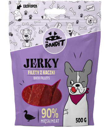 Mr. Bandit Jerky Filety z kaczki 500g