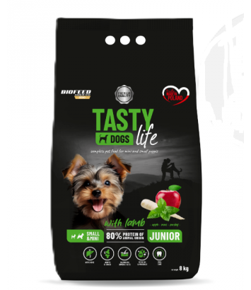 Tasty Dogs Life Junior z jagnięciną 8kg