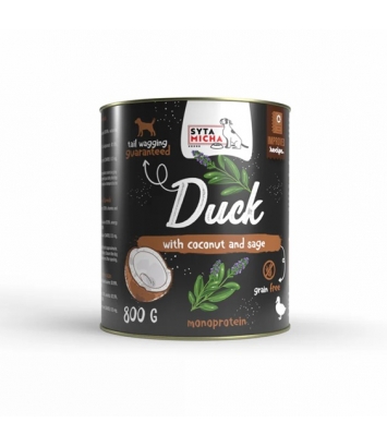Syta Micha Kaczka z kokosem i szałwią 800g