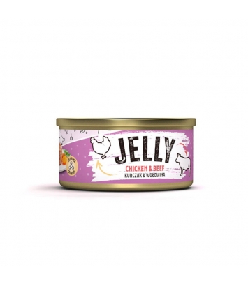 Mr. Bandit Jelly Chicken & Beef 80g