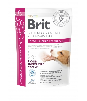 Brit Veterinary Diets Dog Hypoallergenic Hydrolyzed 400g