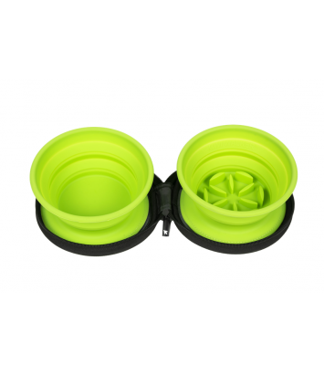 Miska Travel Double Bowl