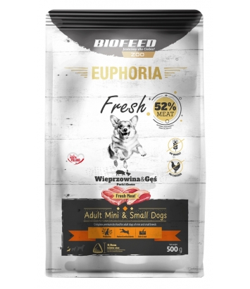 Euphoria Fresh Adult XS/S Wieprzowina i gęś 500g
