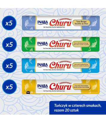 Inaba Cat Churu Varietes Tuna 20x14g