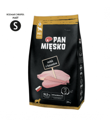 Pan Mięsko Indyk z bażantem S 20kg