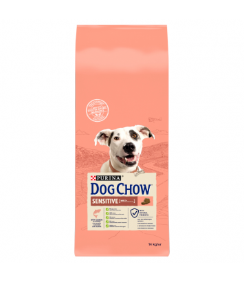 Purina Dog Chow Adult Sensitive 1+ Salmon 14kg