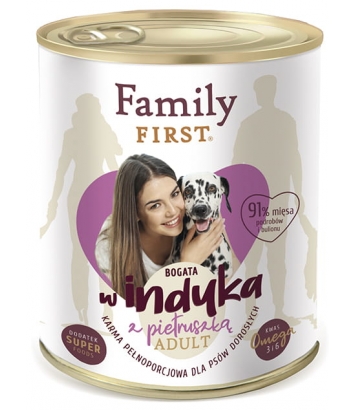 Family First Bogata w indyka 800g