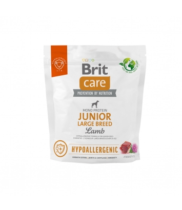 Brit Care Dog Hypoallergenic Junior Large Breed Lamb 1kg