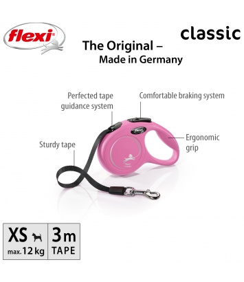 Flexi New Classic XS 3m taśma