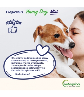 Flexadin Young Dog Mini 60 kęsów