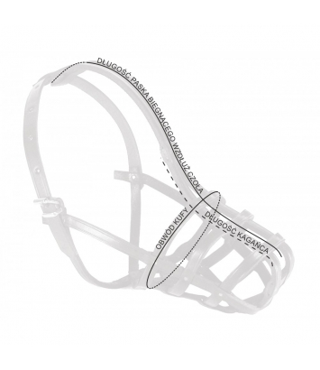 Kaganiec skórzany nitowany 37 Dog Niemiecki