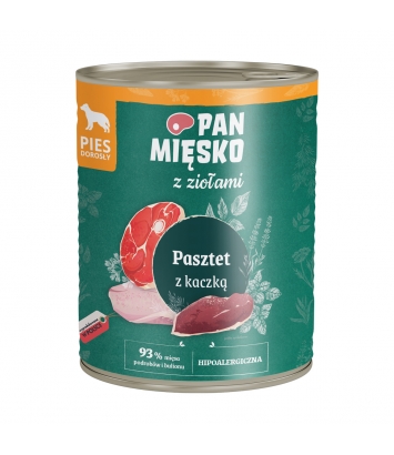 Pan Mięsko z ziołami pasztet z kaczką 800g