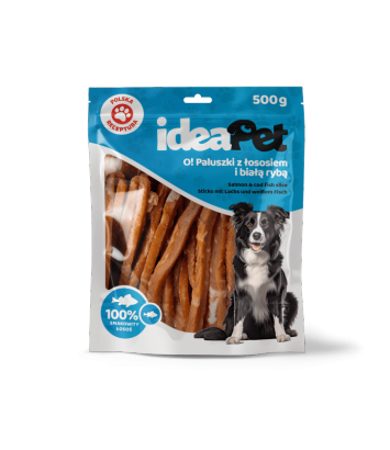 Paluszki z łososiem i biała rybą 500g